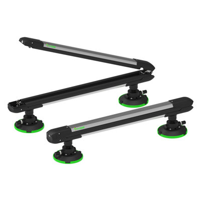 Treefrog Ski & Snowboard Rack Carrier For Vehicle No Roof Bars Required Suction Mounted