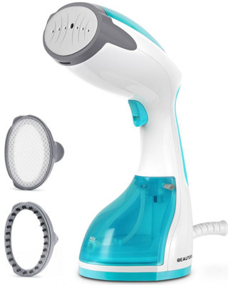 Beautural Clothes SteamerPortable Handheld Garment Fabric Wrinkles Remover30-Second Fast Heat-UpAuto-OffLarge Detachable from B&Q