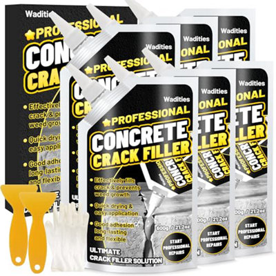Concrete Crack Filler8 Lb High Elasticity Self Leveling Cement Slab Waterproof Repair Sealant For DrivewayWalkwayPatio from B&Q