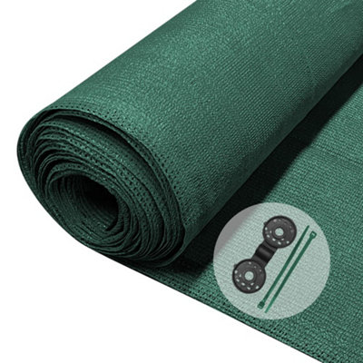 Vounot Privacy Netting 1.8 10 M Garden Screening 150 G / M Hdpe Shading Net85% Rate Uv-ResistantTear-Resistant Windbreak from B&Q