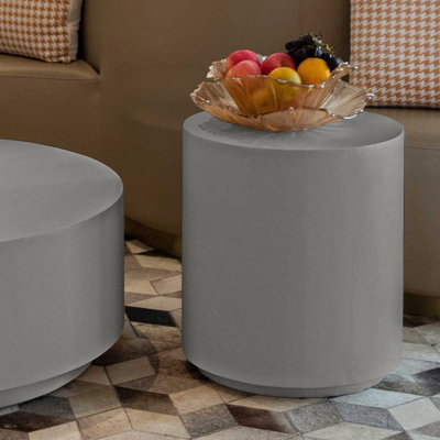 Elementi Gray Rome Grc Side Table In Space