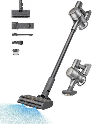Dreame R20 Cordless Vacuum Cleaner & Dual Brush Head, 90 Mins Max Runtime, Perfect For Hard Floor, Carpets, Pet Hair And More