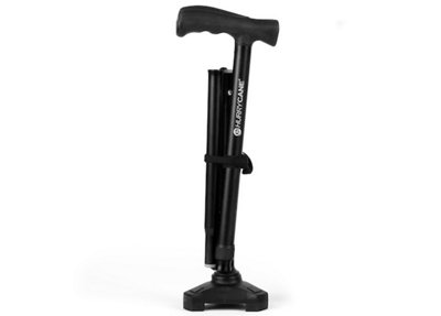 HurryCane 2 Height Adjustable Pivoting Tri-Foot All-Terrain Walking Stick- Black - Image 3