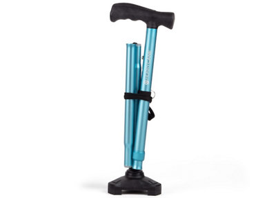 Drive Devilbiss Healthcare Hurrycane - Comfort Edition Walking Stick In Pastel Blue - Image 3