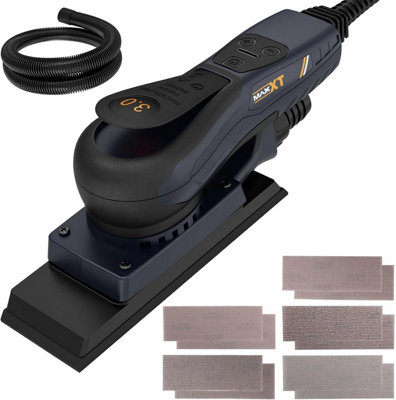 Maxxt Sheet Orbit Sander 3Mm, 350W Brushless, 4000-10000Rpm, Sanding Sheets R7307-Uk Size 10