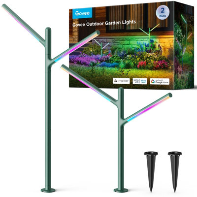 Govee Rgbicww Garden Lights (2 Pack) from B&Q