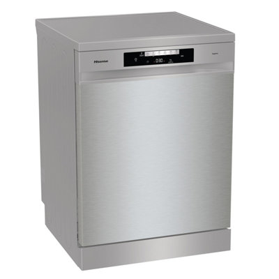 Hisense Hi4 Hs642D90Xuk Freestanding Full Size Dishwasher - Silver