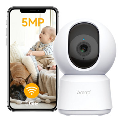 B&Q -  3K 5Mp Pet Dog Camera With App,5Ghz&2.4G Wi-Fi Indoor Security Camera