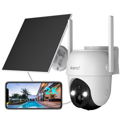 Arenti 2K Wifi Soalr Security Camera Outdoor Wireless,cctv Camera