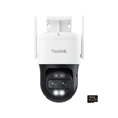 B&Q -  Advantage Series W7604K Dual-Lens Ptz Auto Track Wifi Outdoor Security Camera +64Gb