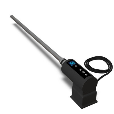 Uk Radiators Heating Element 900W Thermostatic Wifi Black Inow+ from B&Q