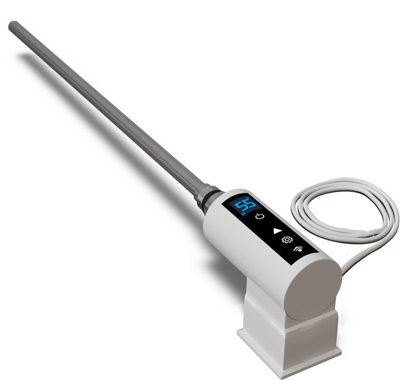 Uk Radiators Heating Element 400W Thermostatic Wifi White Inow+ from B&Q