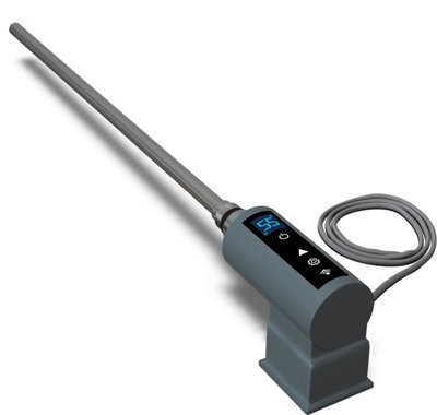 Uk Radiators Heating Element 400W Thermostatic Wifi Anthracite Inow+ from B&Q