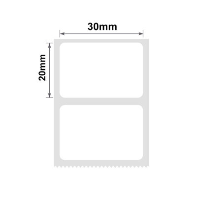 B&Q - Nb110NiimbotB1 / B21 / B3S / B430X20mm320 White Labels