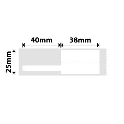 B&Q - Nb246NiimbotB1 / B21 / B3S / B425X78mm100 White Cable Labels