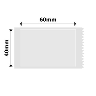 B&Q - Nb234NiimbotB1 / B21 / B3S / B440X60mm125 Transparent Labels