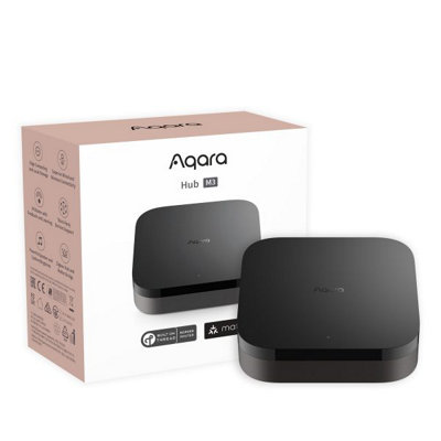 Aqara Hub M3 Black Smart Home HubApple HomekitAlexa & Google Home Compatible from B&Q