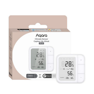 Aqara Climate Sensor Smart Temperature & Humidity ControllerMatterThread & Zigbee Compatible from B&Q