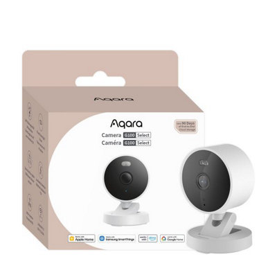 Aqara 2K Indoor & Outdoor Smart Security Camera - Homekit, Alexa & Google Compatible - White