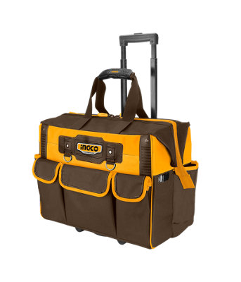 Ingco Tool Bag Rolling Rigid Telescopic Handle  Max Load: 20Kg from B&Q