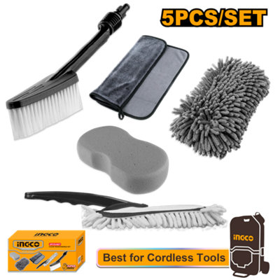 Ingco 5 Piece Cleaning Maintenance Kit from B&Q