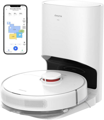 Dreame D10 Plus Gen 2 Robot Vacuum Cleaner&mop4000PaSelf EmptyingDualboost CollectsLidar Navigation For Hard Floor&carpet from B&Q