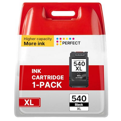  - 540 Xl Black Ink Cartridge Remanufactured For Canon 540 Cartridges Pg-540 Pg-540 Xl Pixma Ts 5150 Ts 5151 Mg 3550 Mg 3650 Mg 3650