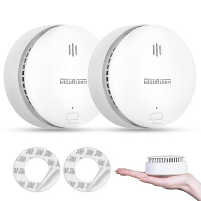 Smoke Alarms For Home10-Year BatteryAlarmFire With Test / Silence ButtonDetector Certificated By Tuv Conforms To En 14604 from B&Q