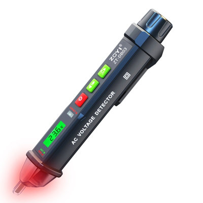 Zoyi Voltage Tester Pen12V-48V/1000V Ac Multi Range NcvFlashlightWaterproofTemperatureWire Breakpoint Finder from B&Q