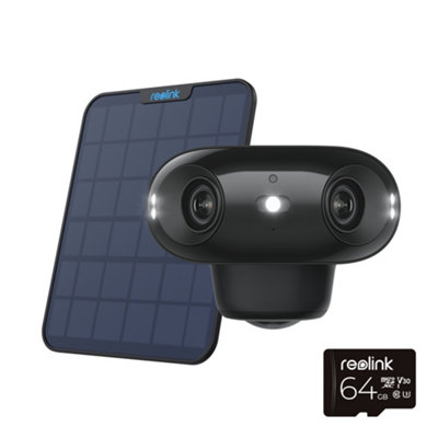 Reolink 4K Argus 4 Pro Wifi 180 Ai Solar  And 64Gb from B&Q