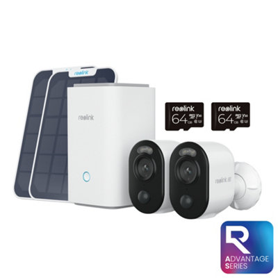 B&Q -  Advantage Series 4K Wifi Battery Cam 2Pk+Hub+128Gb