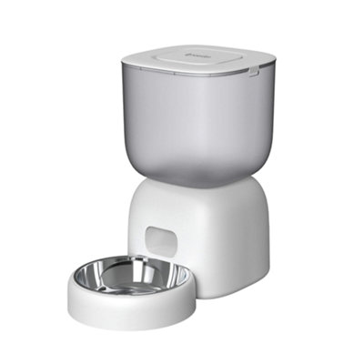 Noerden Petplate Smart Auto 3L Pet Feeder (4 Meal ScheduleVoice Record & App Controlled Feed)