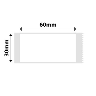 B&Q - Nb440NiimbotB1 / B21 / B3S / B430X60mm125 White Labels