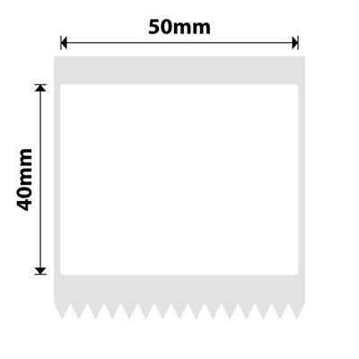 B&Q - Nb223NiimbotB1 / B21 / B3S / B450X40mm180 White Labels