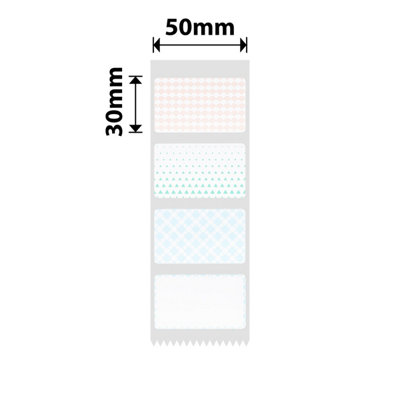 B&Q - Nb676NiimbotB1 / B21 / B3S / B450X30mm230 Four Color Background Labels