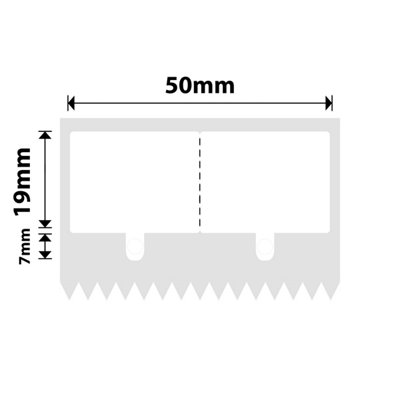 B&Q - Nb211NiimbotB1 / B21 / B3S / B450X26mm250 White Jewellery Labels With Hole