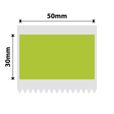 B&Q - Nb495NiimbotB1 / B21 / B3S / B450X30mm230 Bean Green Freezer Labels