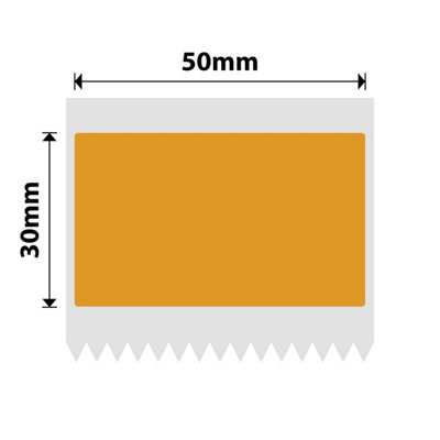 B&Q - Nb494NiimbotB1 / B21 / B3S / B450X30mm230 Orange Freezer Labels
