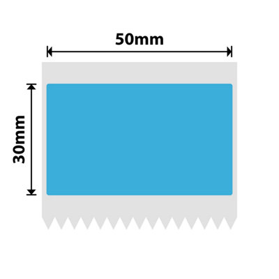 B&Q - Nb507NiimbotB1 / B21 / B3S / B450X30mm230 Blue Freezer Labels