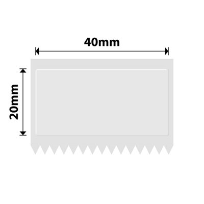 B&Q - Nb213NiimbotB1 / B21 / B3S / B440X20mm320 Transparent Labels