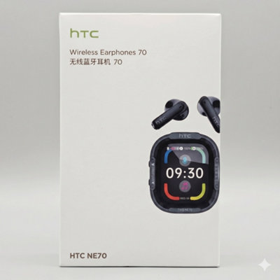 Htc Ne70 Bluetooth Earphones Ai Translator Earbuds Ows Sports Headphones Lcd from B&Q