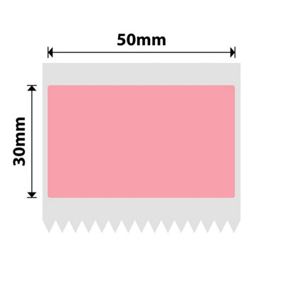 B&Q - Nb677NiimbotB1 / B21 / B3S / B450X30mm230 Light Pink Labels