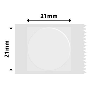 B&Q - Nb522NiimbotB1 / B21 / B3S / B421X21mm305 Transparent Round Labels
