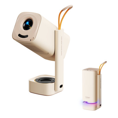 Yaber T1 Pro Short Throw Smart Full Hd Portable Projector, Cream - Image 2