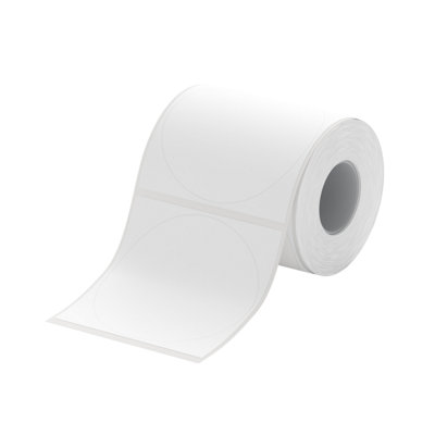 B&Q - Nb829NiimbotB1-Pro / B21-Pro Only51X51mm145 White RoundDual ColourRed & Black Text Labels