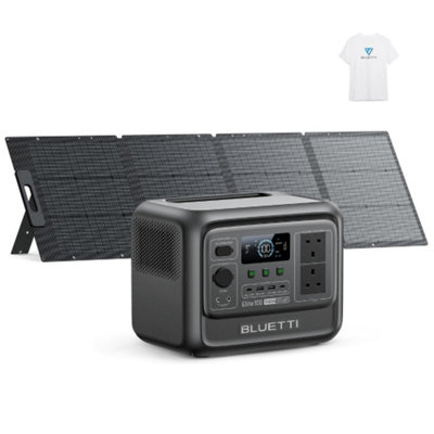 Bluetti Power Station Elite 100 V2 With 200W Solar Panel1024Wh Capacity 1800W Output For CampingBackup from B&Q