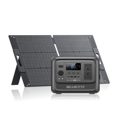 B&Q -  Power Station Elite 100 V2 With 100W Solar PanelSolar Generator For CampingEmergencies (Shipped Separately)