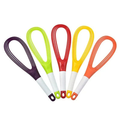 Maestro craft Egg Beater Collapsible Foldable 2-In-1 Balloon/flat Whisk Manual Egg Frother from B&Q