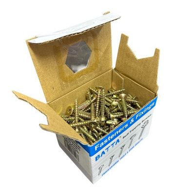 Maestro craft 500Gr Chipborad Screw Hardened Yellow Zinc 5X35mm from B&Q
