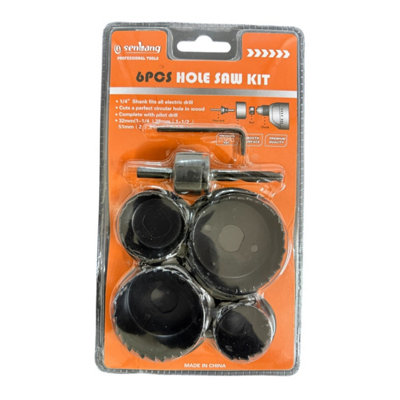 Maestro craft 6-Piece Hole Cutter Set For Wood & Plastic from B&Q